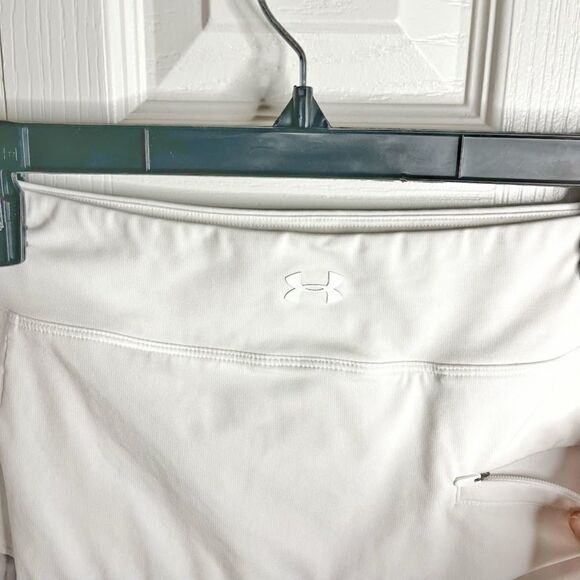 Under Armour Links Knit Fitted Heat Gear Tennis Golf Pleated Lined Pocket Skort - Picture 7 of 12